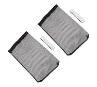 Angoily 2pièces Sacs Filtre Anti-peluches Pour Sèche-linge Extérieur Piège Poussière Pour Aération Ventilateur Facile à Installer Et Nettoyer Noir