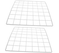 Angoily 2pièces Séparateurs De Rangement Pour Congélateur Coffre Panneau De Séparation Fil De Fer Séparateur Étagère De Réfrigérateur Organisateur De Congélateur