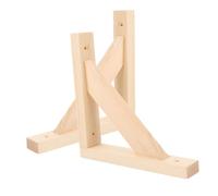 Angoily 2Pièces Support Étagère Murale Massif Équerre Flottante Charge Lourde pour Étagères Installation Facile pour Maison Bureau et Garage