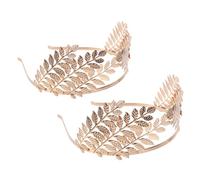 Angoily 2pièces -tête à Grecques Couronne De Mariée Accessoires pour Cheveux Coiffe De Déesse pour Mariages Et Fêtes