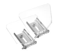 Angoily 2pièces Visière De Banc Acier Inoxydable Épais Lot De Protections Oculaires Visière De Banc Facile à Installer