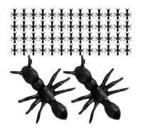 Angoily 2sacs Figurines Insectes Plastique Noir Fourmis Réalistes Factices pour Halloween et Farces Jouets Décoratifs pour Fête Sachet