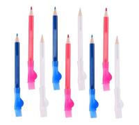 Angoily 3 Ensembles Crayons De Couture Tissu Ensemble De Marqueurs À Craie avec Brosse Bleus Blancs Outils De Traçage Pratiques pour Tailleurs Et DIY Convient Aux Tissus 9 Pièces * 3