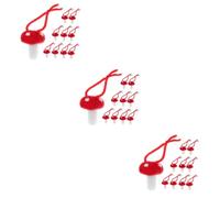 Angoily 3 Ensembles Décorations Champignon Feutre Accessoires DIY pour Artisanat Ornements De Noël Fête Champignons 10 Pièces * 3