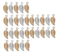 Angoily 3 Ensembles Pendents De Boucle D'oreille Pour Coloré Assorti Petit Nombre Pendentifs De Charme Charmes De Feuille D'alliage Bijoux Faisant Des Charmes Pendentifs 200 Pièces * 3