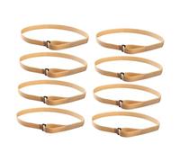 Angoily 3 Ensembles Ruban De Reliure Fixe Collant Mousqueton À Usage Intensif Ceinture Collier De Fixation Boucler Sangles De Fixation pour Bagages Sangle De Bagage Nylon 4 Paires * 3