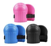 Angoily 3 Paires Genouillères de Protection EVA Antidérapantes pour Jardinage et Construction Coussinets de Genoux Légers et Faciles à Nettoyer pour Hommes et Femmes