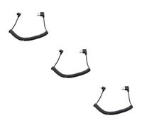 Angoily 3 Pièces Câble USB Câble De Données Ligne De Données Cordons De Charge Câble De Charge Câble De Transfert De Données Câble âle À âle Câble USB B Câble Double Coude Câble