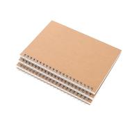 Angoily 3 Pièces Cahiers Spirale Lot Carnet de Planification Étudiant Portable pour Notes Agenda Journalier Hebdomadaire Couverture Kraft Résistante