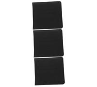 Angoily 3 Pièces Couverture de permis de Conduire pour Protecteur Licence Inscription Titulaire d'une Carte Grise Titulaire du permis de Conduire Porte-Documents d'assurance Auto Cuir Noir