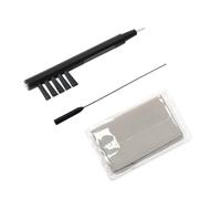 Angoily 3 Pièces Kit de Nettoyage pour Appareils Auditifs Brosse, Lingette et Tige
