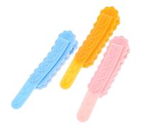 Angoily 3 pièces Lot de Marque-pages Clips Silicone Colorés Maintien Ferme et Doux pour Pages Accessoires de Lecture pour Amateurs Femmes et pour Maison et Voyage
