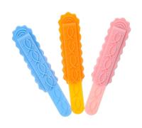 Angoily 3 pièces Lot de Marque-pages Silicone Colorés Clip Minimaliste pour Repérer Rapidement Vos Pages Accessoires de Lecture Pratiques pour Amateurs et