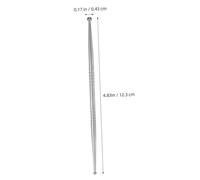 Angoily 3 pièces Lot Outils de Sculpture Acier Inoxydable avec Boules Précises pour Argile et Pâte Polymère Kit de Modélisation Ergonomique pour Création Artistique et Détail Fin