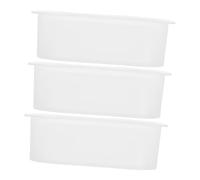 Angoily 3 Pièces Moule Silicone Pot de Fleurs Réutilisable Moule Oval pour Succulentes DIY pour Jardinières Miniatures et Décoratif
