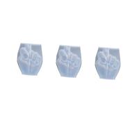 Angoily 3 Pièces Moule Silicone pour Création Dornements Diy Support Anneaux Silicone Flexible Moule Main Poing pour Décoration Personnalisée