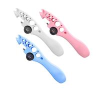 Angoily 3 Pièces Ouvre-ampoule Infirmière avec Roue Abrasive Outil de Coupe et Briseur pour Soins à Domicile et Usage Médical Prise Confortable Ergonomique Multi-couleurs