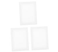 Angoily 3 pièces Panneaux Toile Peinture Toile Coton Pure pour Peinture à Huile et Acrylique Supports Multi-usages pour Artistes et Garçon Fille