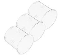 Angoily 3 Pièces Passoires à Thé en Verre Infuseurs Détachables 1000ml Filtres Anti-débris Adaptés à Théière pour Infusion Maison et Dégustation de Thé