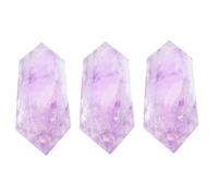 Angoily 3 Pièces Pendentif Hexagonal à Double Pointe Décoration pour Fête et