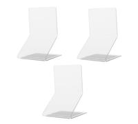 Angoily 3 Pièces Plaque de Support Arrière en Déflecteur Anti-Chute | Usage en Centre Commercial et Boutique, Design Magnétique Fort, Longue Durée, Plastique, pour Présentoirs