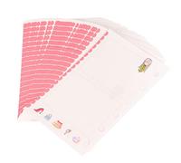 Angoily 3 Pièces Recharge Mobiles Colorées Papier de Remplacement pour Cahier Perforé Lisses Résistantes pour Notes Journaux et Dessin Usage Bureau École et Maison
