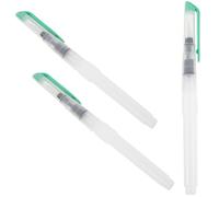 Angoily 3 pièces Set de Stylos Pinceaux à Eau Rechargeables pour Aquarelle Pointes Souples Réservoir Capacité Élevée Kit de Peinture Artistique pour Adultes