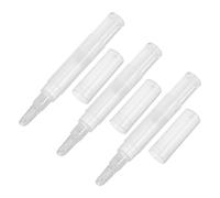 Angoily 3 Pièces Stylo à Torsion Polyvalent Vide 5 Ml en Pp pour Huiles Essentielles et Nutrition Ongles, Design Compact pour Routines Beauté Nomades