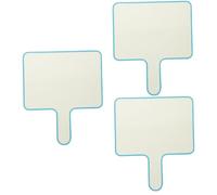 Angoily 3 Pièces Tableau Effaçable Double Face Planche à Écrire Portable pour Activités Scolaires et Bleu