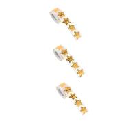 Angoily 3 rouleaux Autocollants Holographiques Rouleau Stickers Récompense Garçon Fille Décoration Scolaire Auto Adhésive Étiquettes Amovibles Pour Bricolage et Chambre