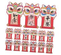 Angoily 30 Pièces Enveloppes Rouges Année Serpent Carton Cartoon Enveloppes pour An Chinois Festival Printemps pour Garçon Fille Pack