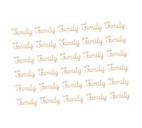 Angoily 30 Pièces Family Design Wood Sign Hanging Decorations Premium Wooden Alphabet Slices For Home Festival And Party Smooth Craft Accessories For Wall And Decor