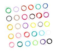 Angoily 30 Pièces Filament Pla pour Stylo 3d, Recharge Plastique | Compatible Plupart des Stylos 3d, Finition Brillante, Format Portable, pour Garçon et Filles et Bébé Couleur Aléatoire