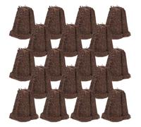 Angoily 30 Pièces Kit de Culture Hydroponique pour Légumes et Fruits Blocs de Démarrage et Tourbe, pour Germination des Graines en Jardinage Commercial Extérieur
