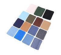 Angoily 30 pièces Kit de Patchs Thermocollants Denim Autocollants avec Colle Arrière pour Réparation et Décoration de Vêtements Appliques DIY pour Pulls Chemises Coudières Renforcement et