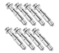 Angoily 30 pièces Lot de Chevilles à Expansion Acier Galvanisé pour Cloisons Sèches Fixation Mur Creux de Boulons Robustes et Résistants pour Installation