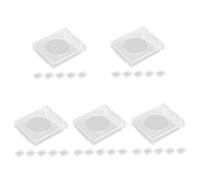 Angoily 30 pièces Protection Transparente pour Bouton Poussoir Encastrable Lot de Couvercles Poussière et Contact Accidentel Protection Durable pour Interrupteur Mural