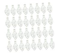 Angoily 300 Pièces DIY Leaf Charms Transparent Acrylic Beads For Jewelry Making Mini Leaf Pendants For Bracelets Earrings Necklaces Crafts And Vibrant