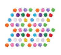 Angoily 300 Pièces Lot de 300 Balles pour Chat en Peluche 3 CM Interactif Doux et Coloré, Assortiment de Pompons pour Chats Adultes et Chatons, pour Jeu Intérieur et Stimulation Physique