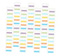 Angoily 300 Pièces Onglets Adhésifs Index Autocollants Grands Couleurs Classiques pour Marquage Dossiers Classeurs Notes