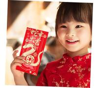 Angoily 36 Pièces Enveloppes Rouges Motifs Serpent pour An Chinois Pochettes Chanceuses Format Adapté et Sagesse Lot Fête Printemps