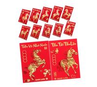 Angoily 360 Pièces Lucky Money Envelopes Year Of The Horse Spring Festival Packet Vietnamese Text Creative Design For Family And Friends Celebration