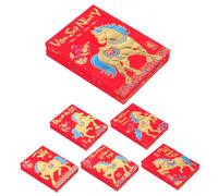 Angoily 360 Pièces Vietnamese Lunar Year Envelopes Year Of The Horse Festival Money Packets For Wedding Party And Family Gifting