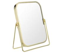 Angoily 360degré Miroir de Maquillage Double Face Pivotant sur Pied Miroir sur Table Élégant pour Coiffeuse et Soins du Visage