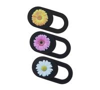 Angoily 3pièces Cache Webcam Fleurs Design Protection De Confidentialité pour Ordinateur Portable Et Smartphone Couverture De Caméra Glissante pour Préserver Votre