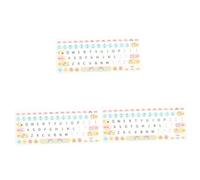 Angoily 3pièces Housse De Étanche pour Clavier Film Anti-poussière Et Anti-éclaboussures Compatible avec Divers Appareils Design Arc-Ciel Et Licorne