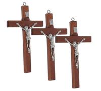 Angoily 3pièces Pendentifs Croix Décorations Religieuses Chrétiennes Pour Fabrication De Colliers De Bijoux Et Artisanat Lot