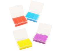 Angoily 4 Boîtes Kit Argile Colle Diamant Couleurs pour Peinture Accessoires DIY Outils Collage Adhésif Renforcé pour Création Artistique Polyvalente