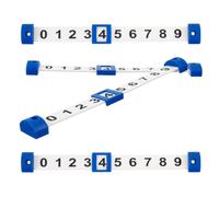 Angoily 4 Compteurs de Score pour Foot en Plastique Solide, Indicateur de Points Chiffres Faciles à Lire, Compatibles Tables de Foot Standards, Jeu de Score pour Salle de Loisirs