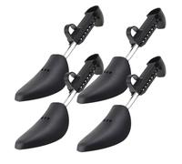 Angoily 4 Embauchoirs Réglables en Plastique pour Chaussures Hommes Pointures 39-45 Soutien et Élargisseur de Chaussures Protège la Déformation Lot de 4 Pièces et Cuir